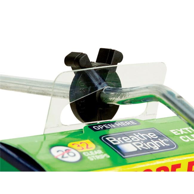0.687 x 0.437 x 0.812 in. Utility & Parts Squeeze Inventory Plastic Control Clip, Black