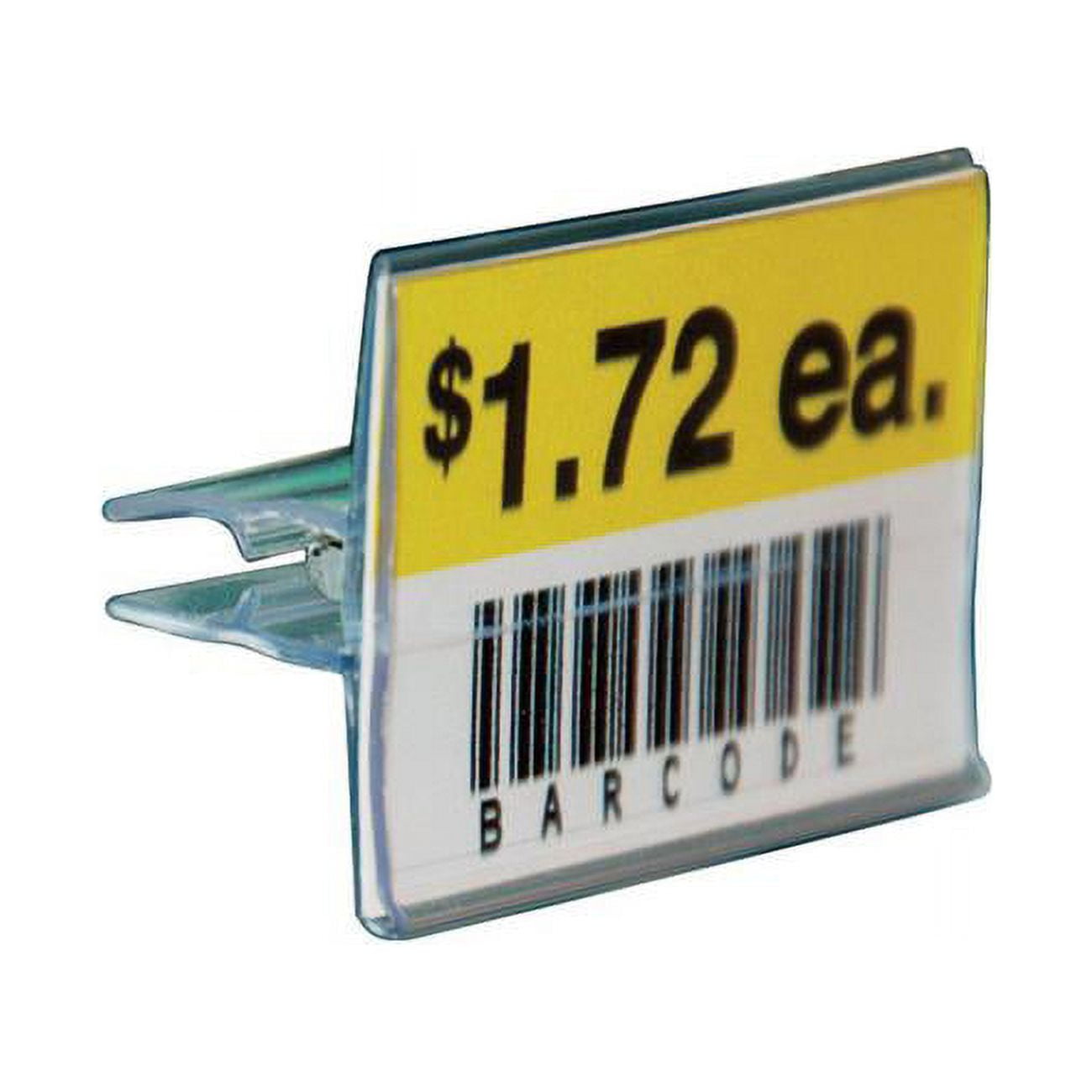 Picture of Kinter 9367459 0.625 x 1.3125 x 3 in. Utility & Parts Info Strip Plastic Label Holder&#44; Clear
