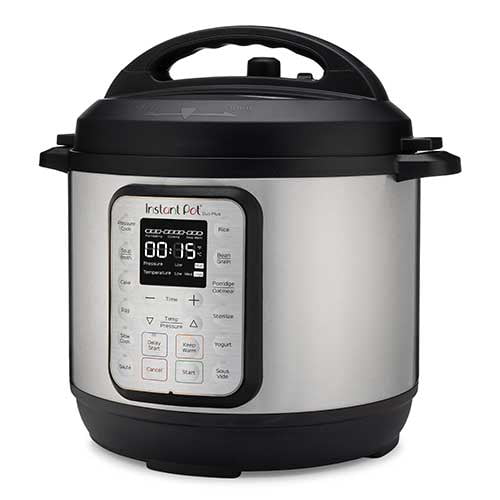 Picture of Instant Pot 6010887 6 qt. Duo Plus Stainless Steel Pressure Cooker&#44; Black & Silver