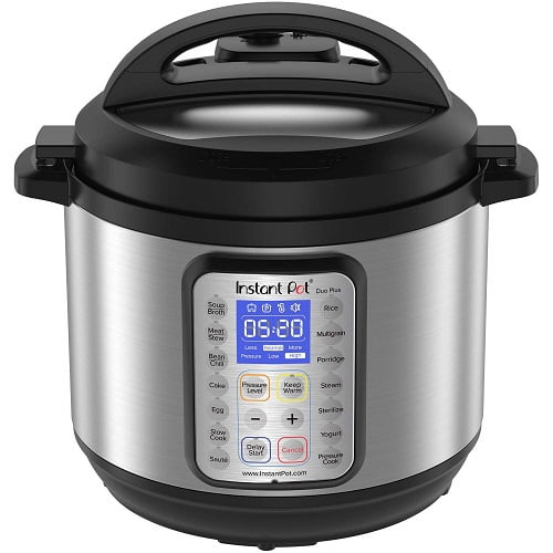 Picture of Instant Pot 6010889 8 qt. Duo Plus Stainless Steel Pressure Cooker&#44; Black & Silver