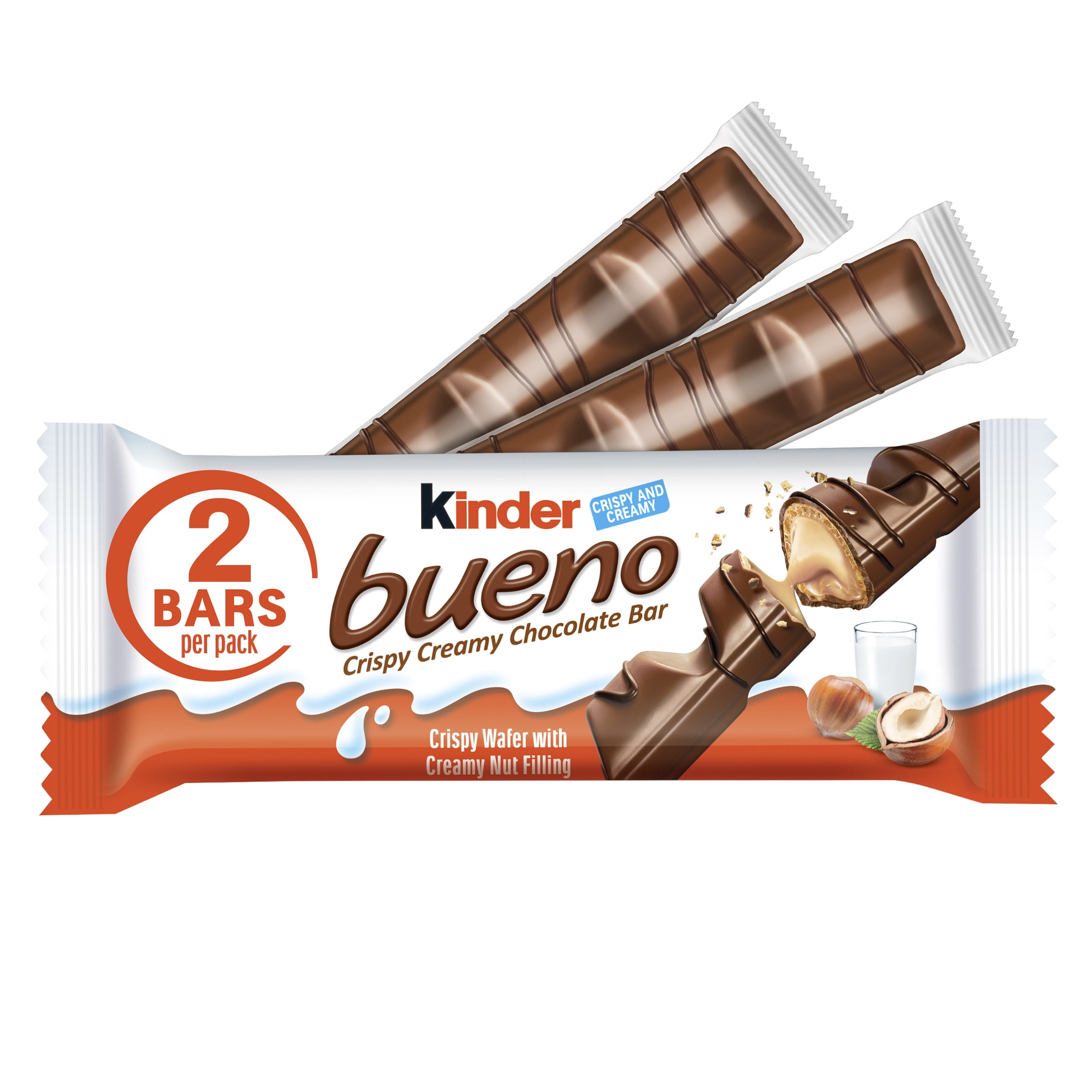 Picture of Ferrero 9074323 1.5 oz Kinder Bueno Chocolate Candies Bar - Pack of 20