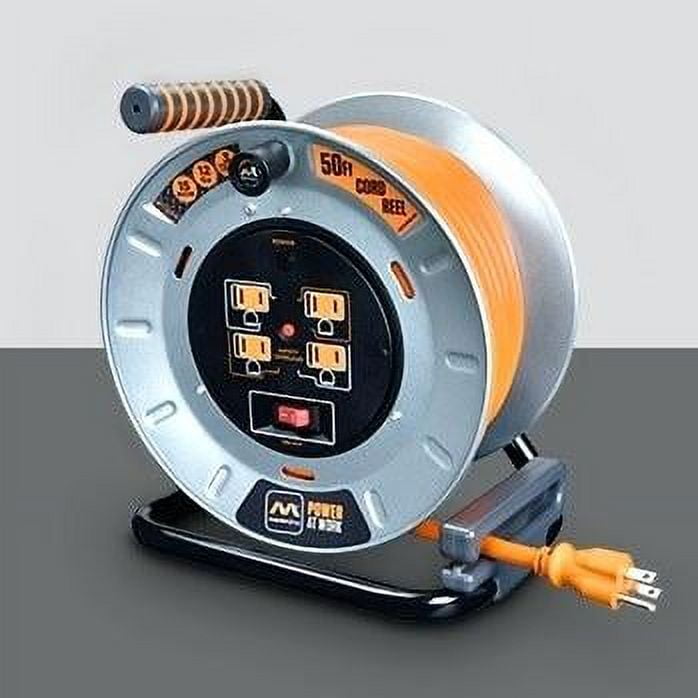 50 ft. PVC Cord Reel, Multi Color