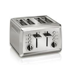 Picture of Hamilton Beach & Proctor Silex 6036918 4 Slot Stainless Steel Toaster&#44; Black & Silver