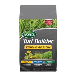 7008295 Turf Builder Triple Action 25-0-2 Weed & Feed Lawn Fertilizer for Multiple Grass Types 4000