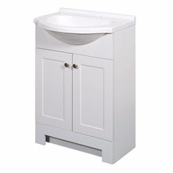 24 x 16 x 35.5 in. Single Bathroom Vanity, White