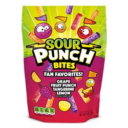 Picture of Sour Punch 9064023 9 oz Bites Assorted Color Candy - Pack of 12