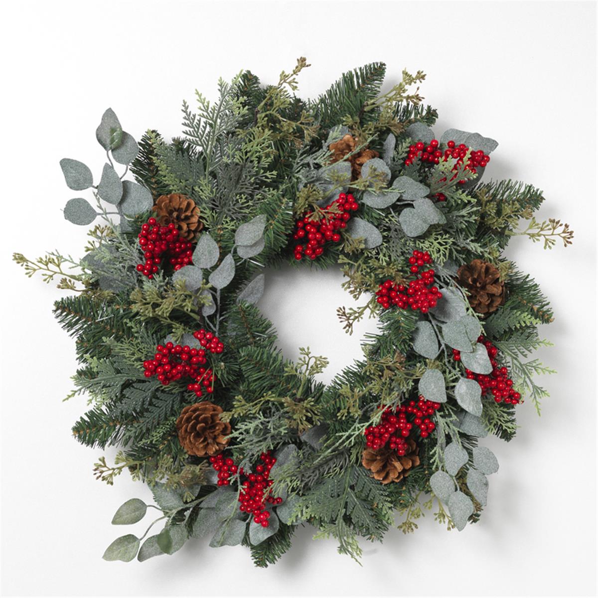 Picture of Gerson 9070196 24 in. Decorated Wreath