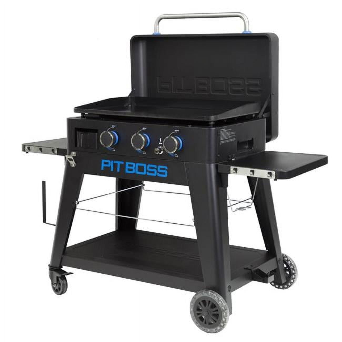 8073519 36000 BTU-lbs Liquid Propane Outdoor Griddle, Black