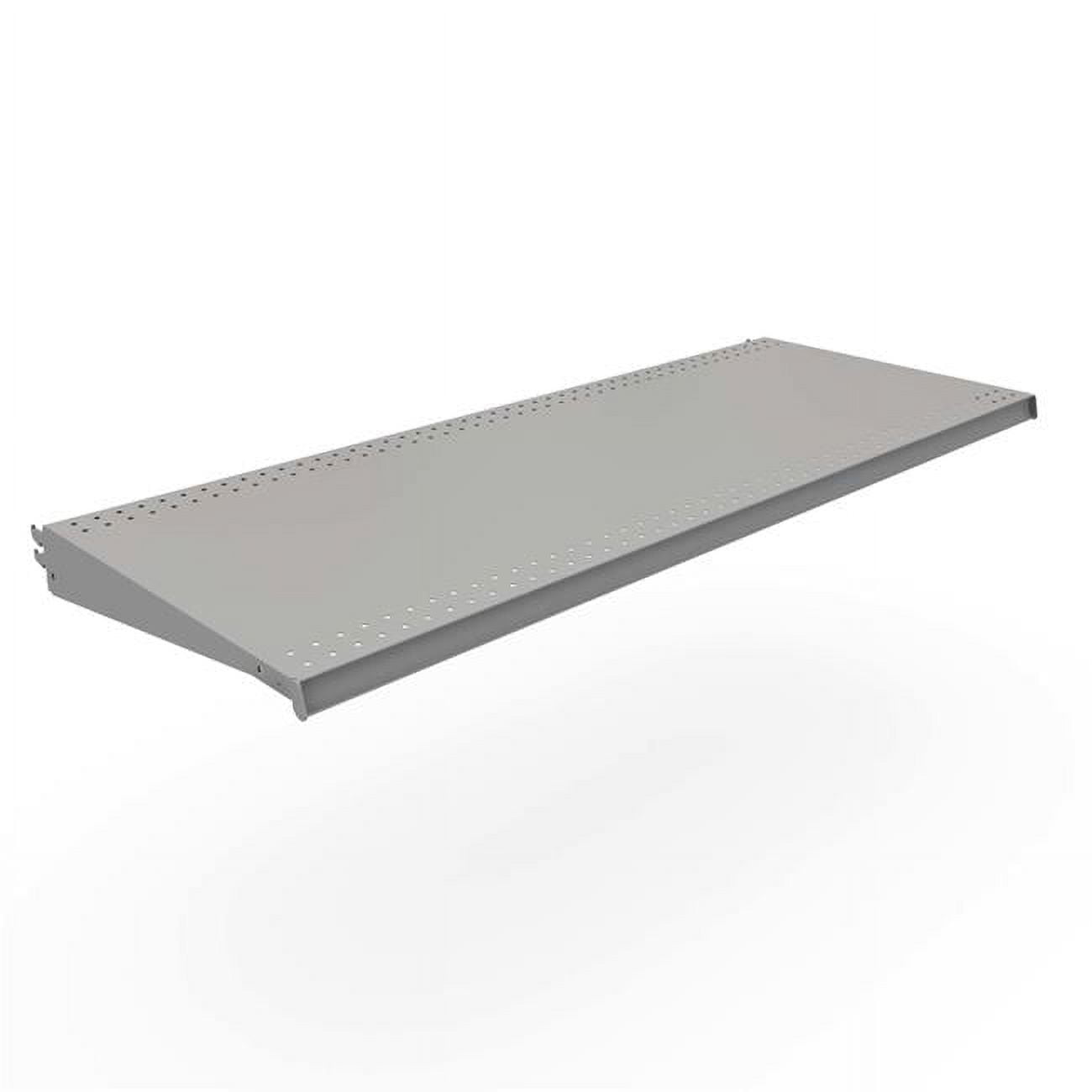 1 x 48 x 19 in.  Powder Coated DL Style Shelf, Silver - Pack of 2