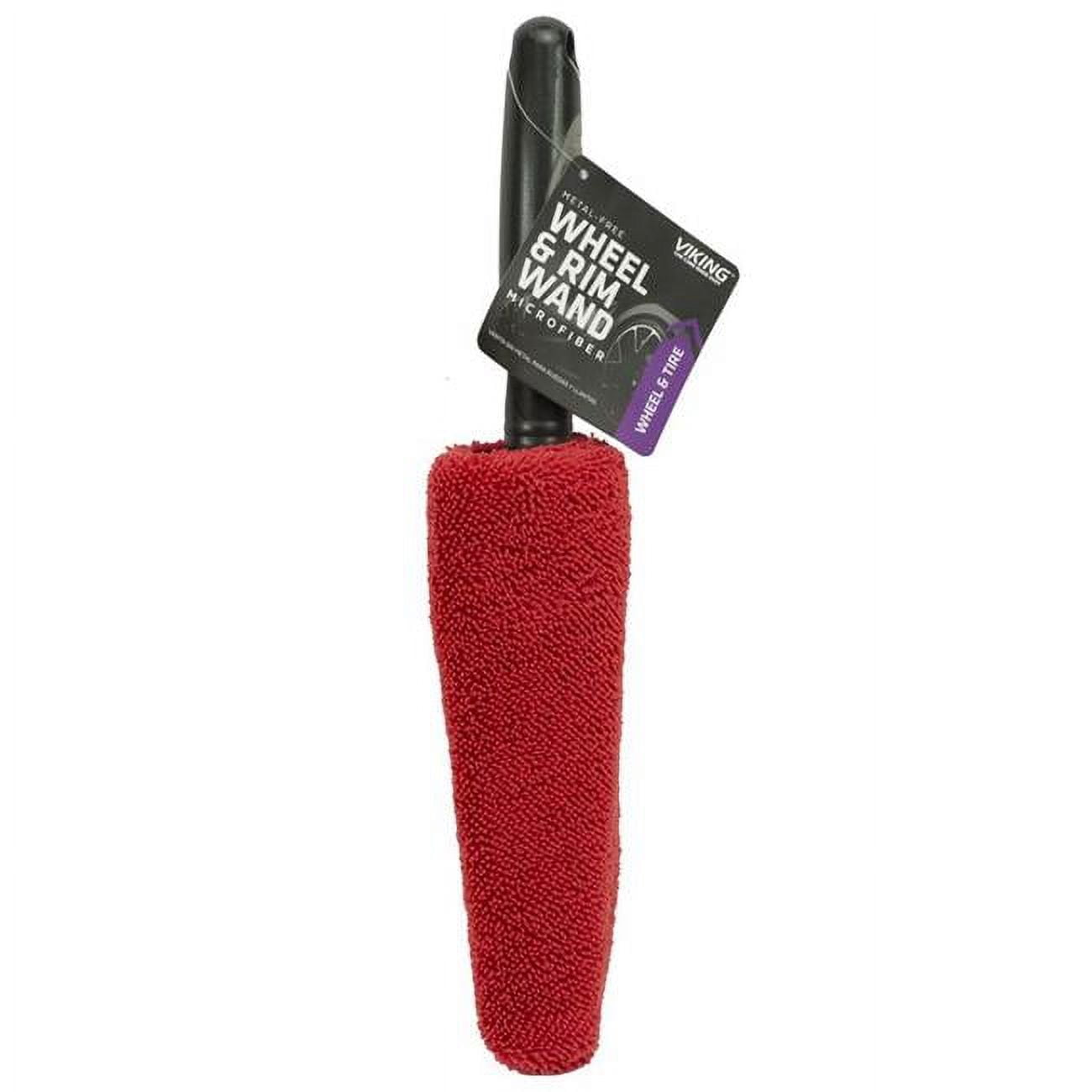 Soft Auto Wheel Detail Brush, Black & Red