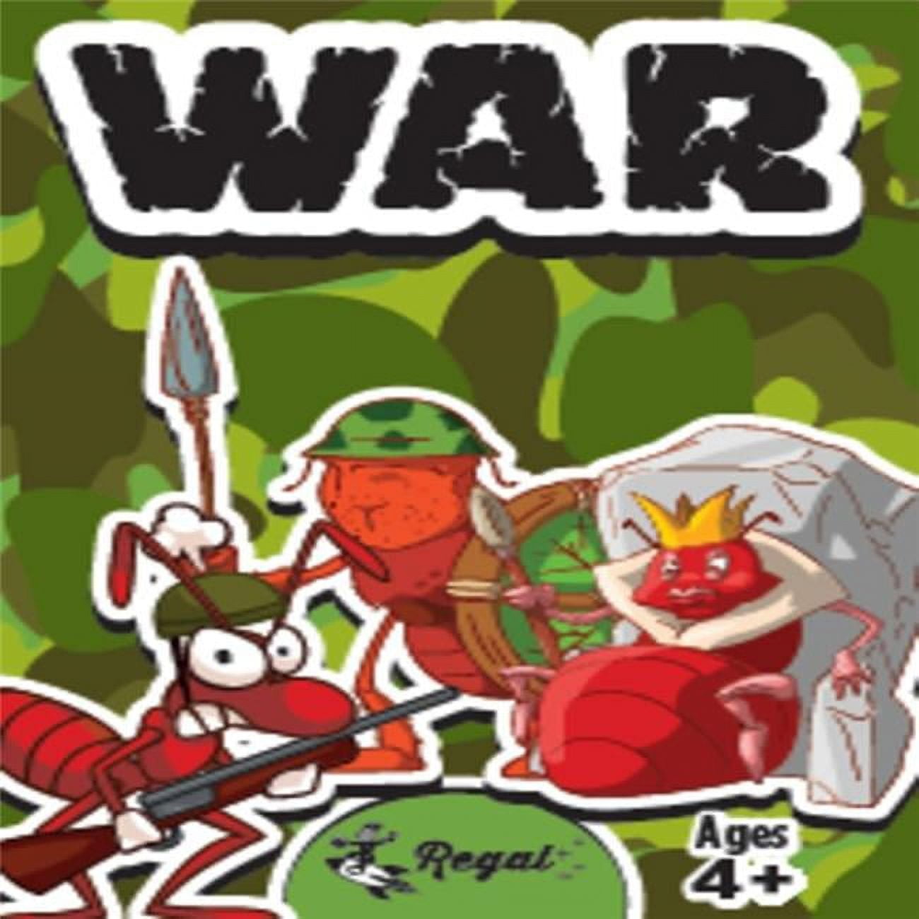 Picture of Regal Games 9050043 War Card Game, Multi Color