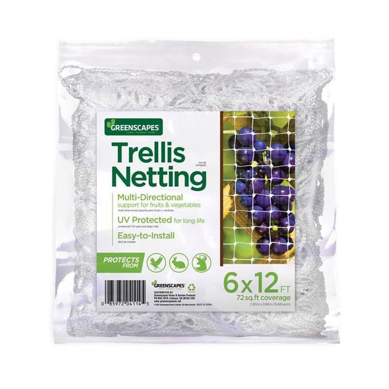 12 x 6 ft. Trellis Netting, White