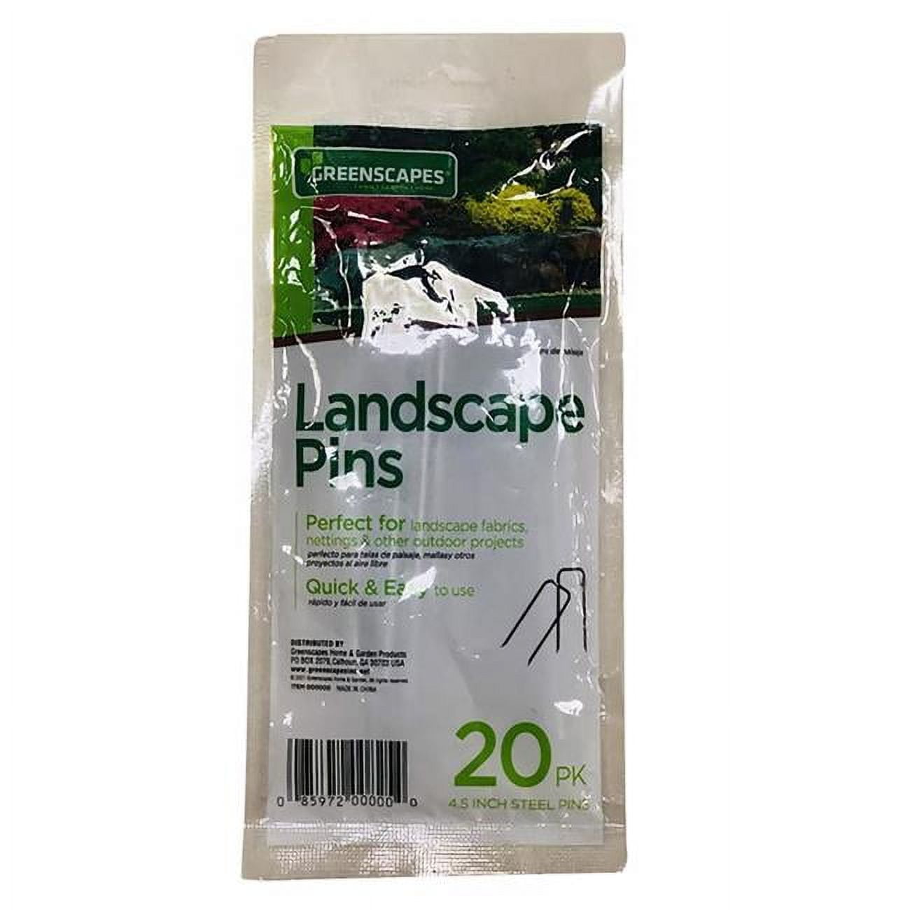 1 x 4.5 in. Landscape Fabric Pins - Pack of 20