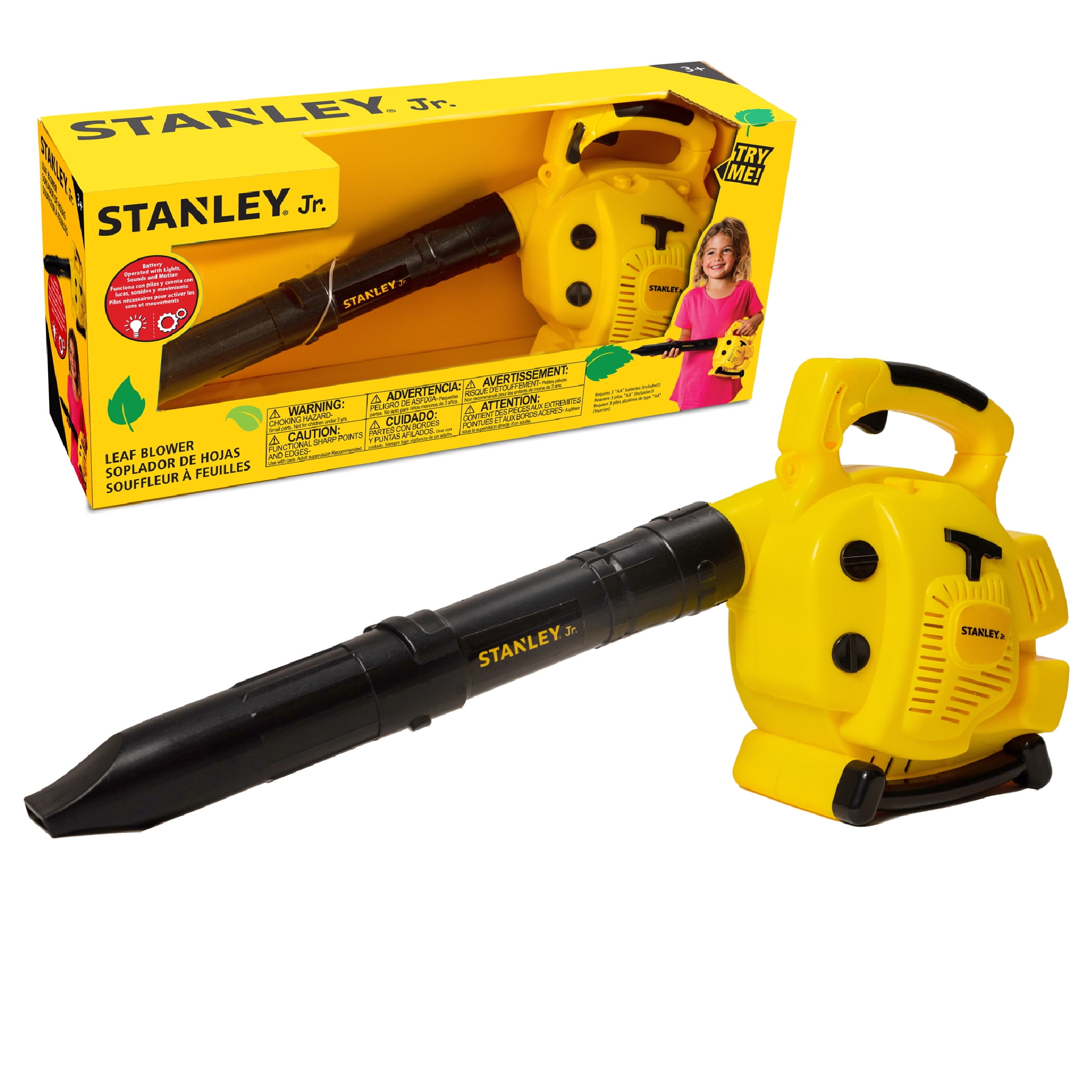 Plastic Toy Blower, Black & Yellow