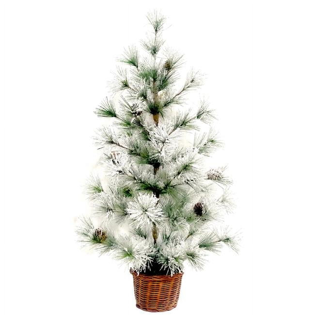 Picture of Celebrations 9071024 Tabletop Frosted Tree Indoor Christmas Decor