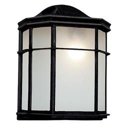 Picture of Andrews 3007212 Bel Air Lighting Andrews Switch Incandescent Wall Lantern&#44; Black