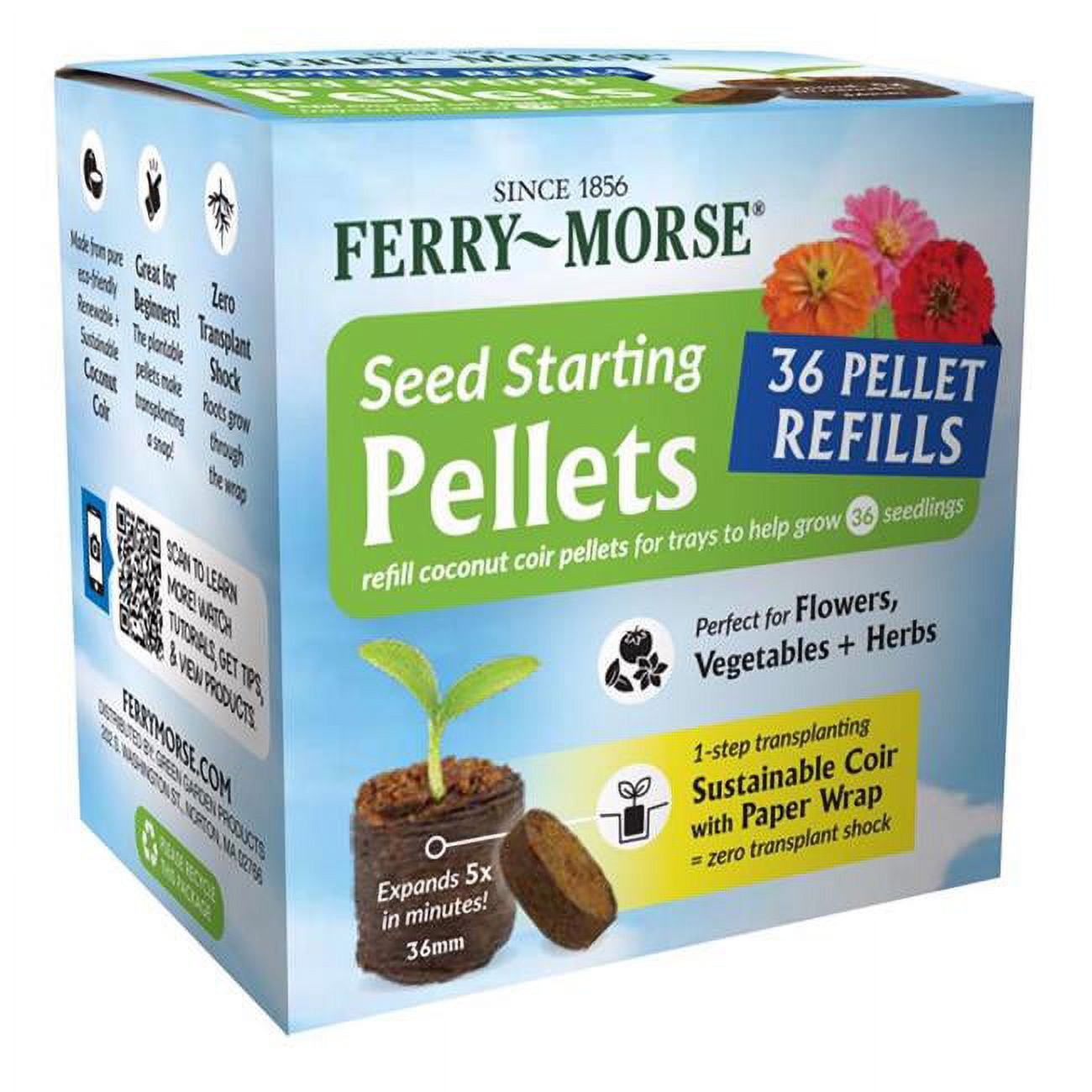 Picture of Ferry-morse 7011765 Seed Starter Coir Pellet&#44; Brown - Pack of 36