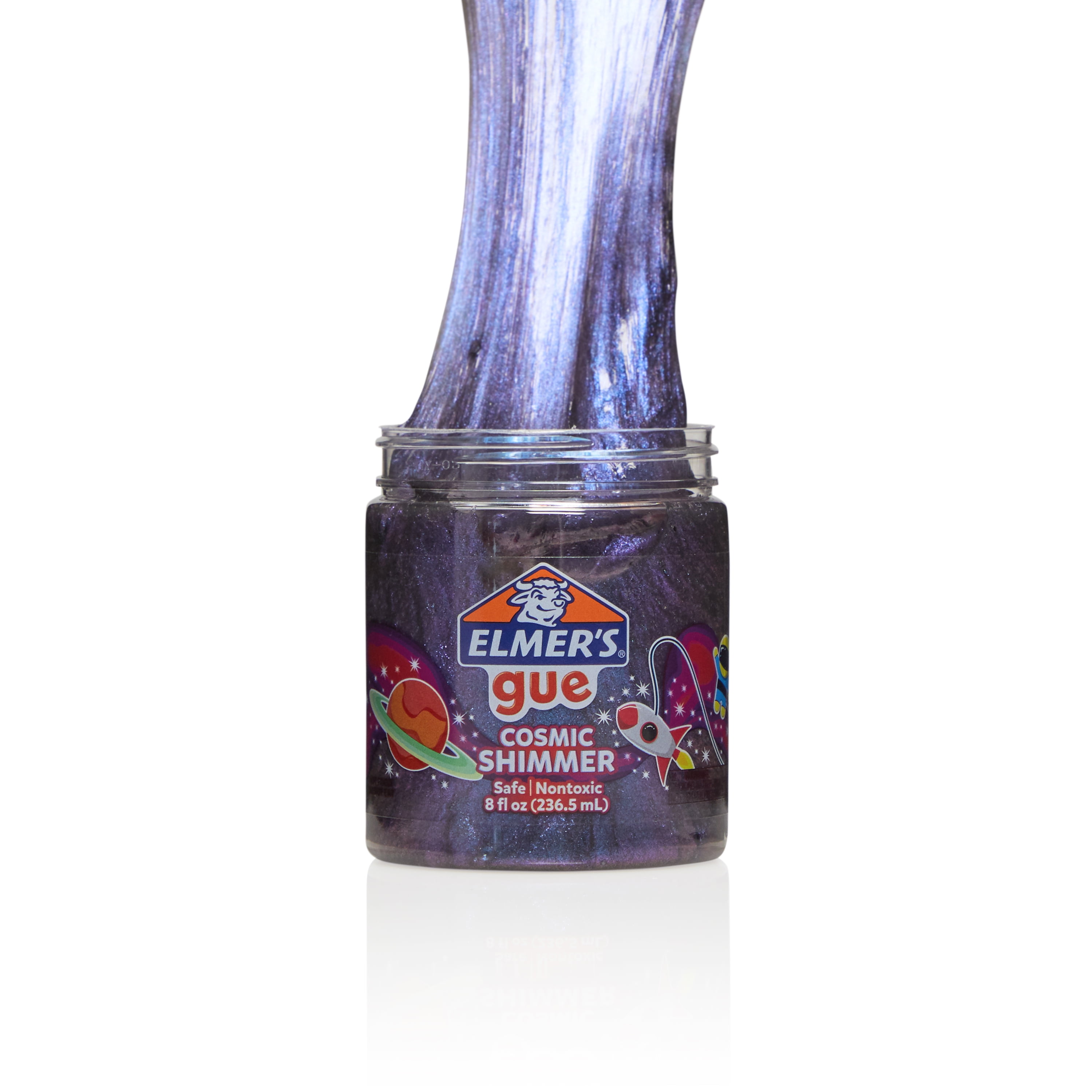 Picture of Elmer 6025069 8 oz Gue Cosmic Shimmer Slime&#44; Violet - Pack of 2