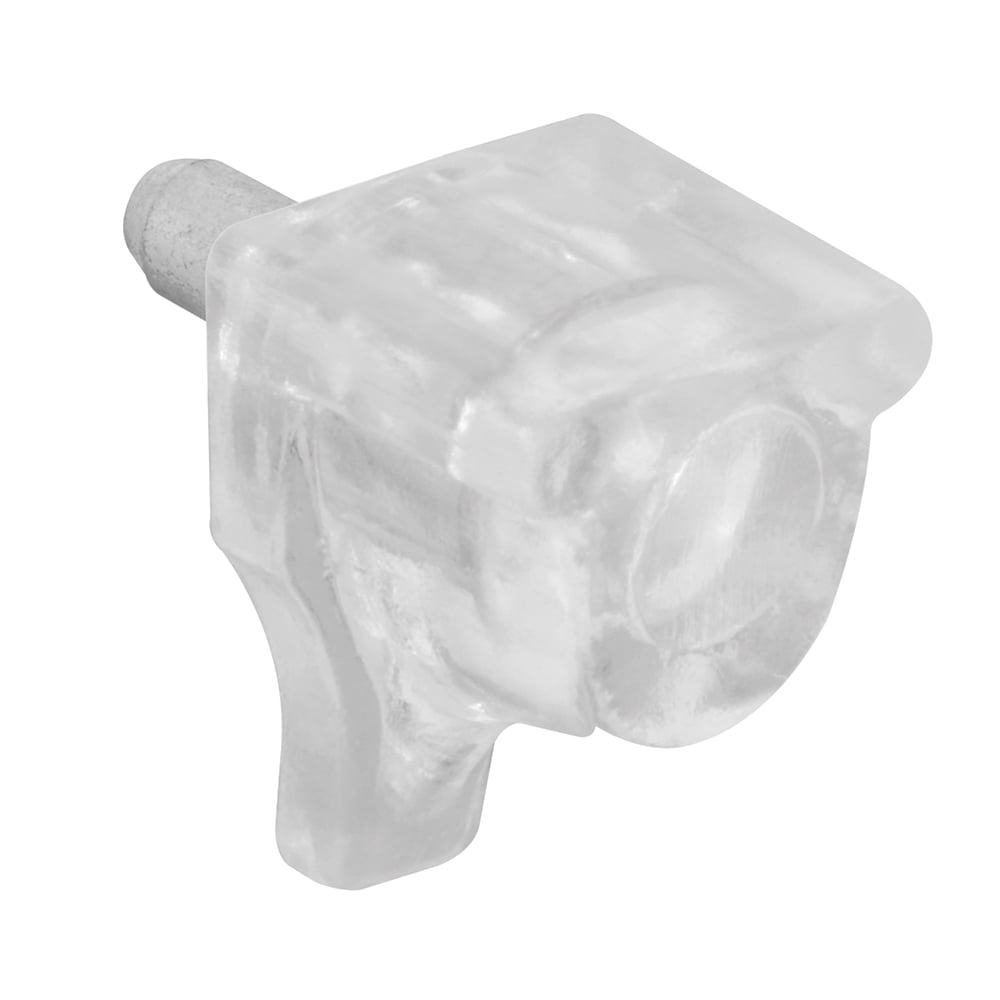 1.87 x 0.8 in. Plastic & Steel Shelf Support Peg, Clear