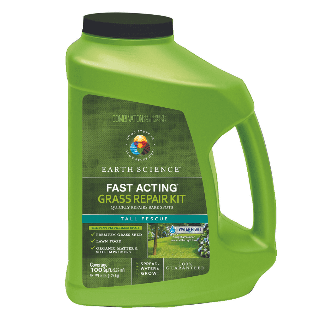 Picture of Earth Science 7013495 5 lbs Fast Acting Tall Fescue Grass Full Sun Grass Repair Kit