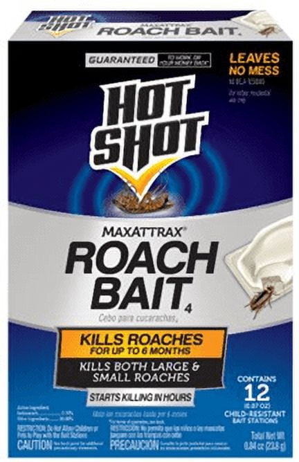 Picture of Hot Shot 7003098 0.84 oz Hot Shot Maxattrax Roach Bait&#44; Pack of 6
