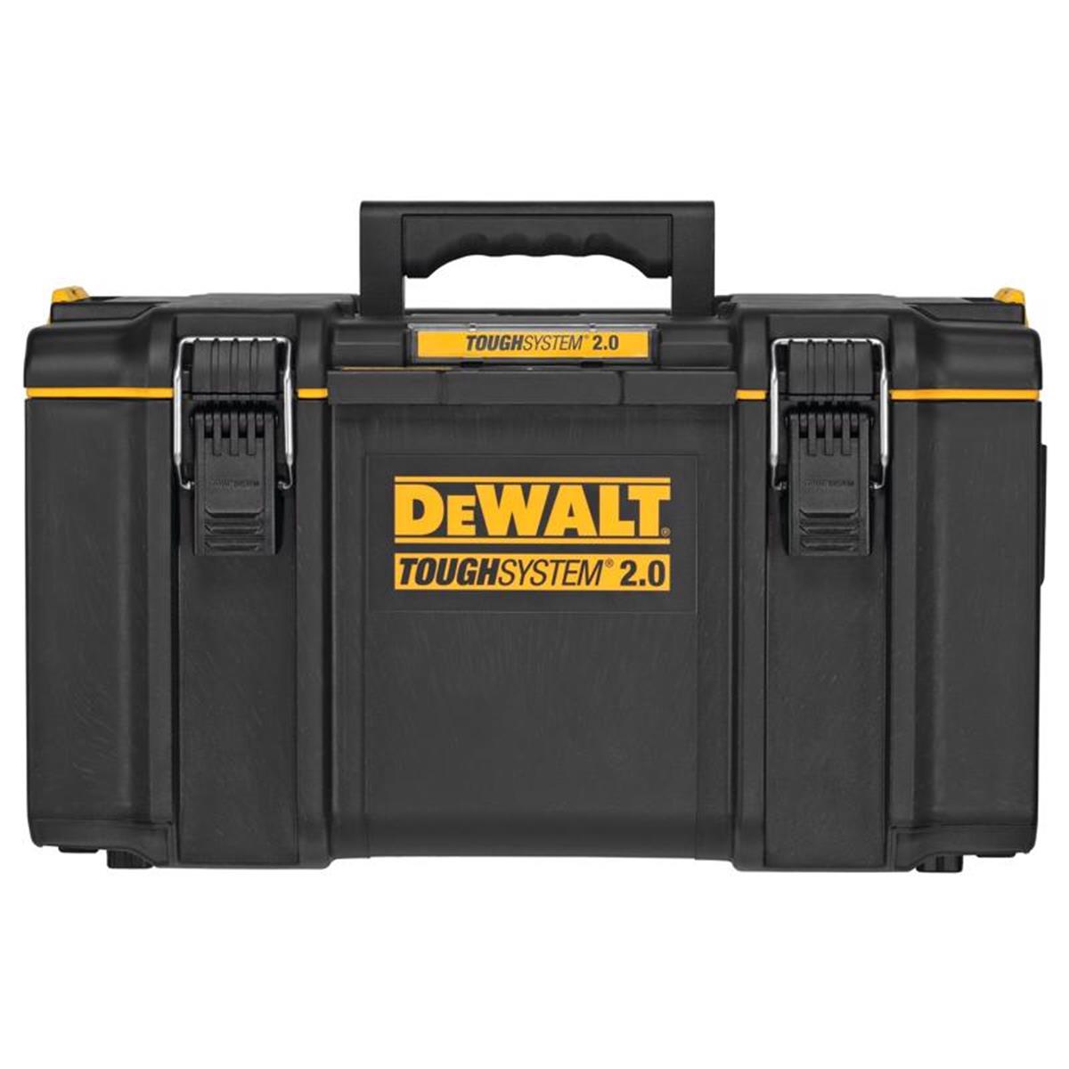 Picture of Dewalt 2018832 12.37 x 21.75 x 14.75 in. Lockable Tool Box with Tray&#44; Black & Yellow - Large