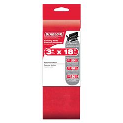 Picture of Diablo 1002245 18 x 3 in. Assorted Grit Zirconium Oxide Sanding Belt, Pack of 5