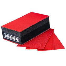 Picture of Diablo 1017414 5 x 2.75 in. Block Hand Sanding Pad, Red