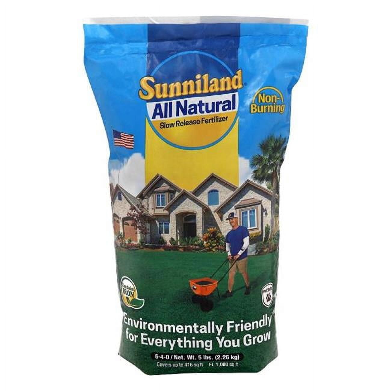 416 sq. ft. Slow-release Nitrogen Lawn Fertilizer for All Grasses