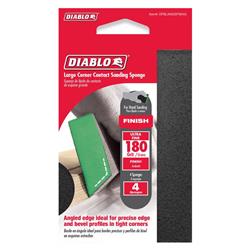 Picture of Diablo 1000660 180 Grit Ultra Fine Angled Corner Sanding Sponge&#44; Black & Green