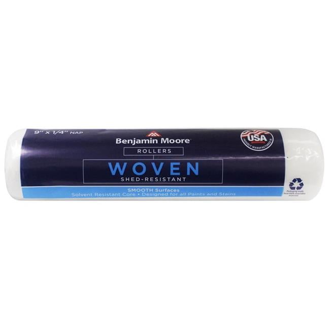 Picture of Benjamin Moore 1025003 9 x 0.25 in. Woven Regular Roller&#44; White - Pack of 12