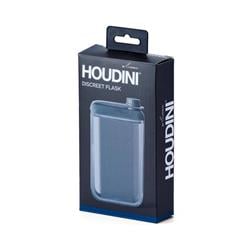 Picture of Houdini 6026542 7.25 oz Plastic & Silicone Flask, Black & Clear