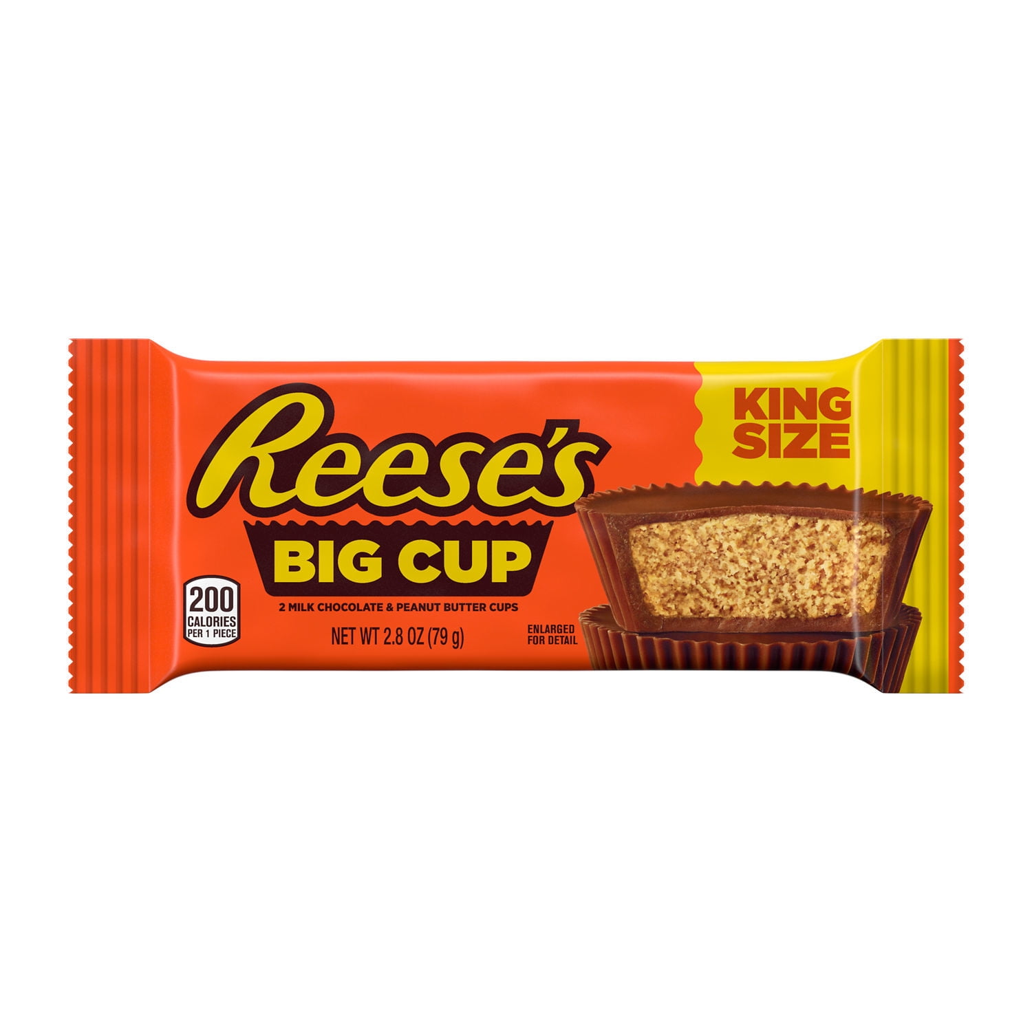 2.8 oz Big Cup Peanut Butter Candy Bar, Pack of 16