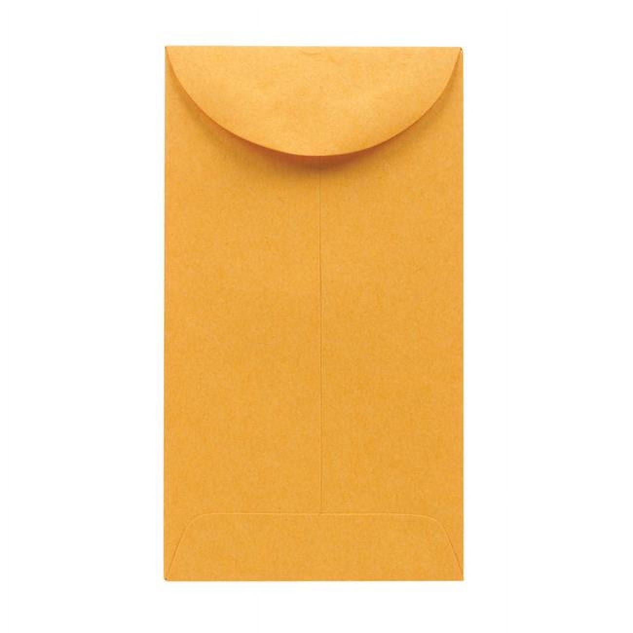 3.12 in. x 5.5 in. Brown Coin Envelopes, Pack of 500