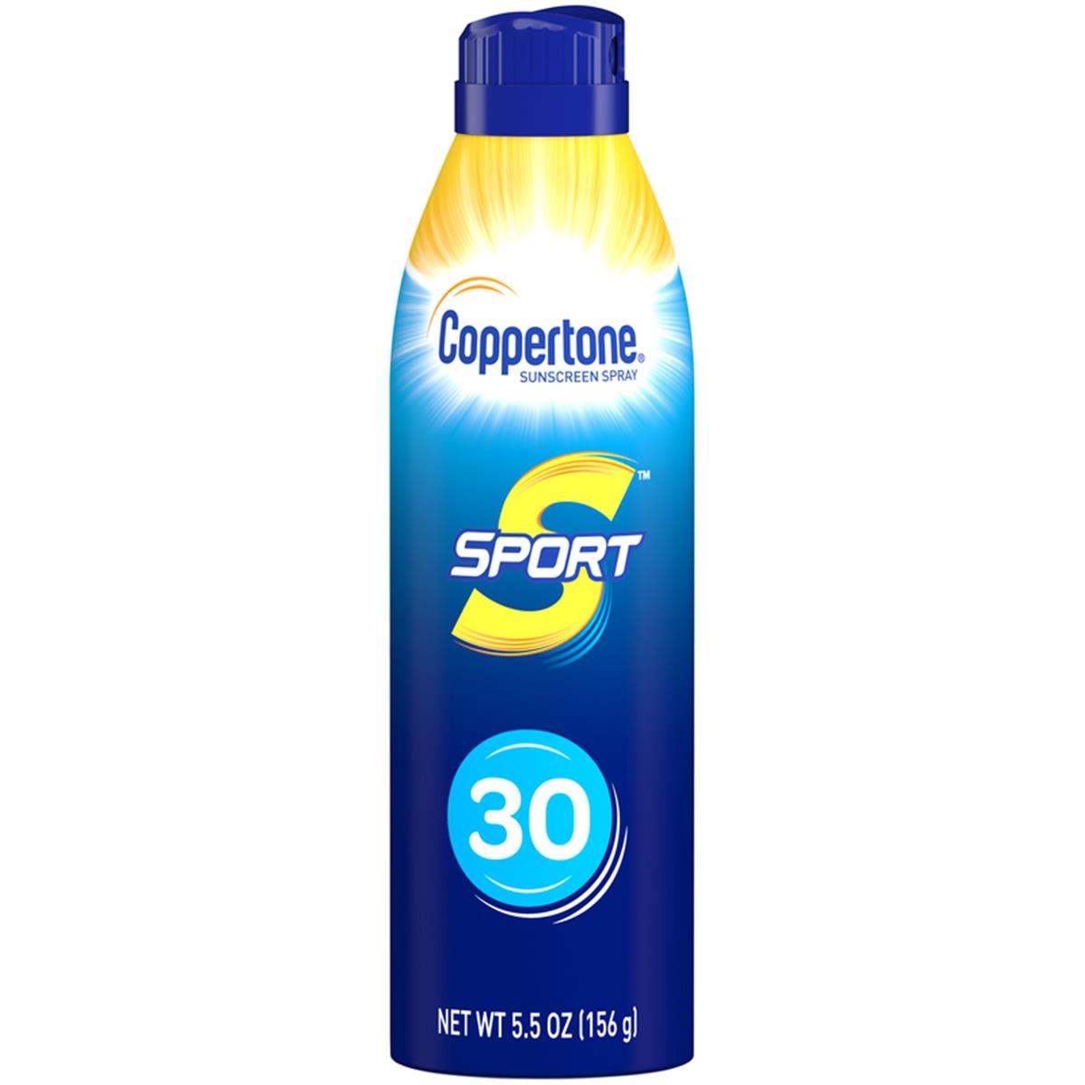 Picture of Coppertone 9073338 5.5 oz Sport Sunscreen Spray