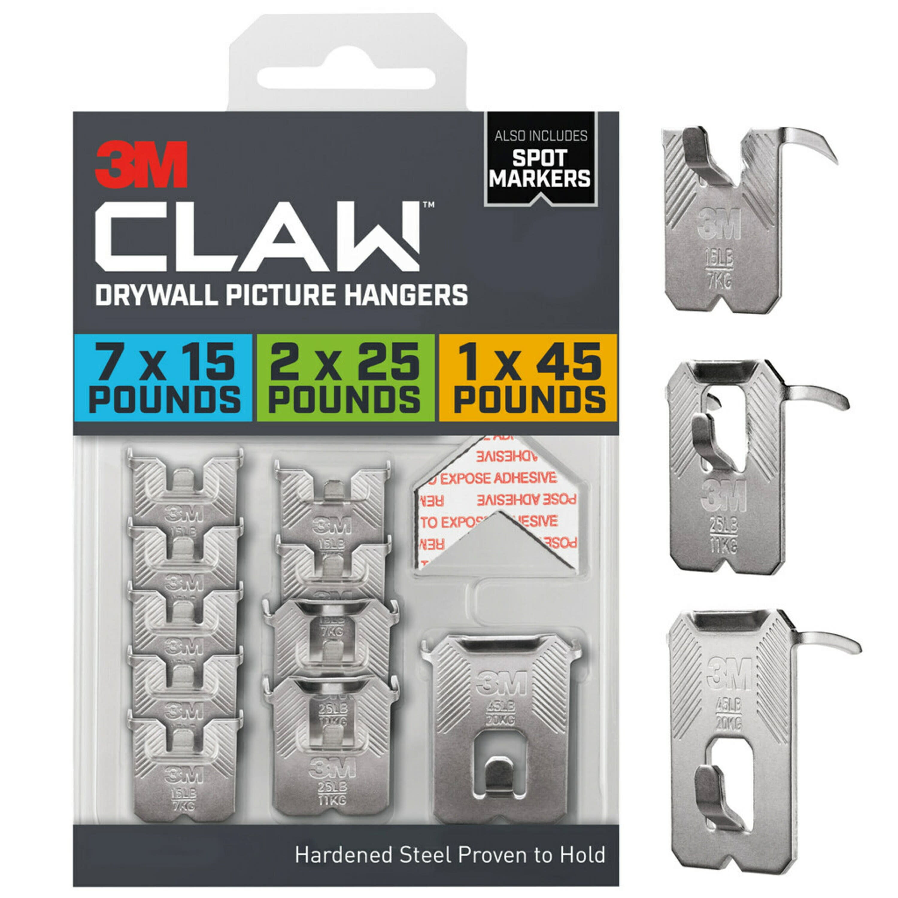 Picture of Claw 5033584 45 lbs Drywall Picture Hanging Set&#44; 10 Piece
