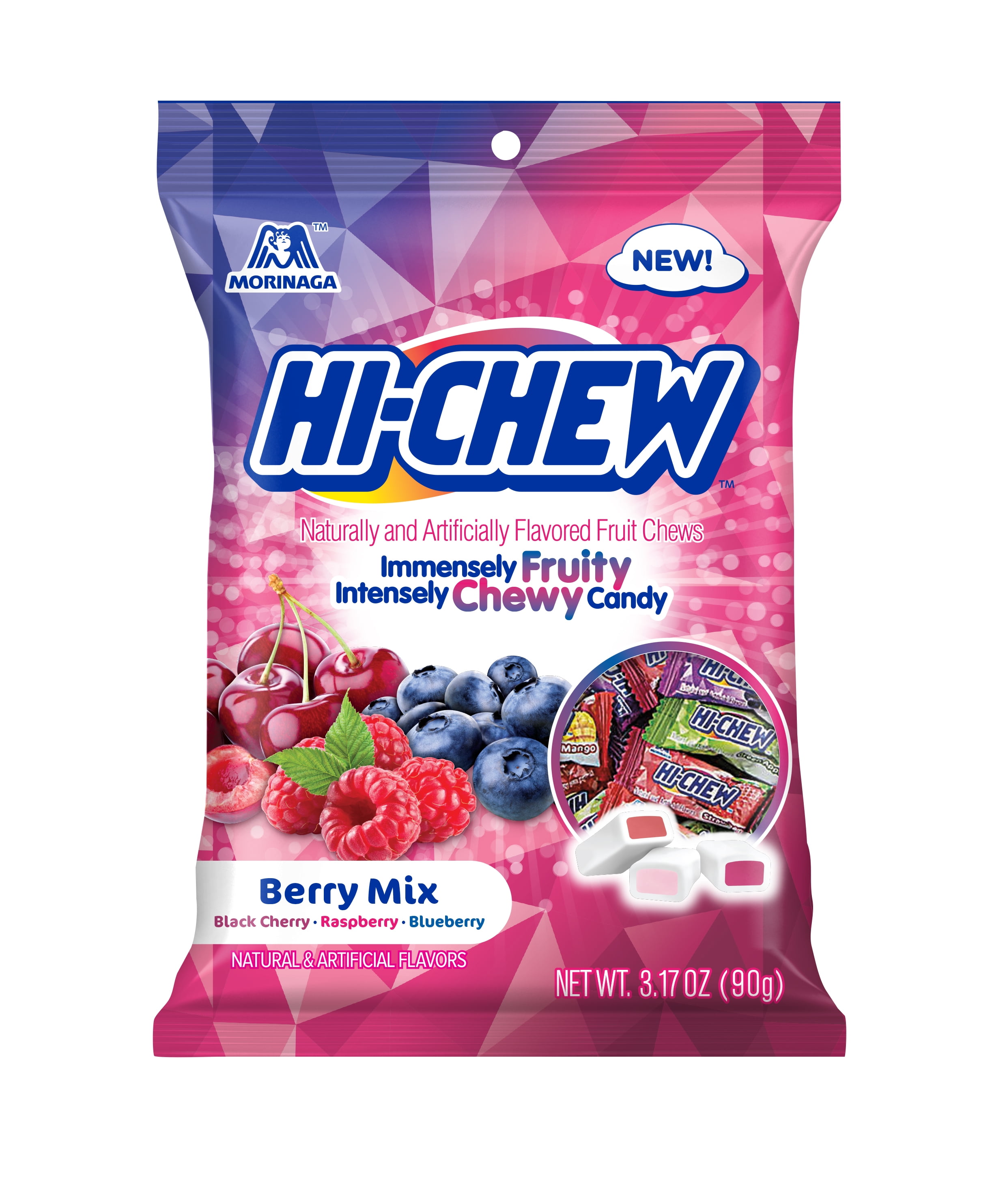 Picture of Hi-Chew 6010589 3.17 oz Morinaga Berrys Mix Chewy Candy, Pack of 6