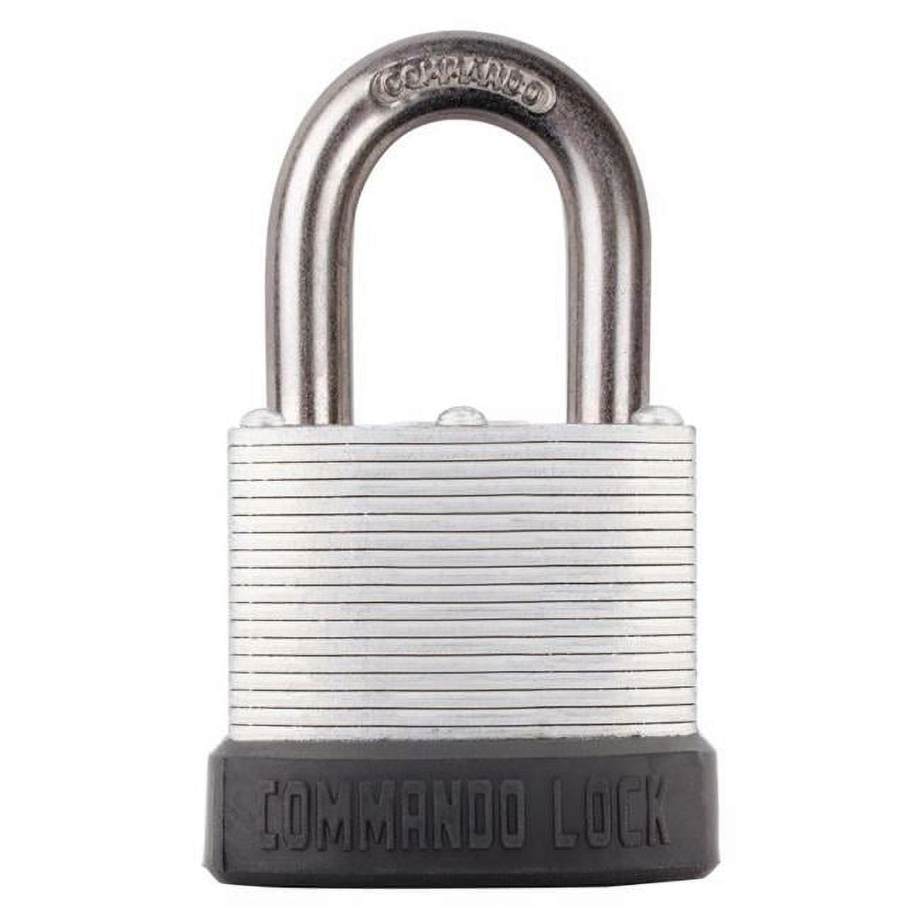1.75 x 3 x 1 in. Laminated Steel Dual Ball Bearing Locking Padlock