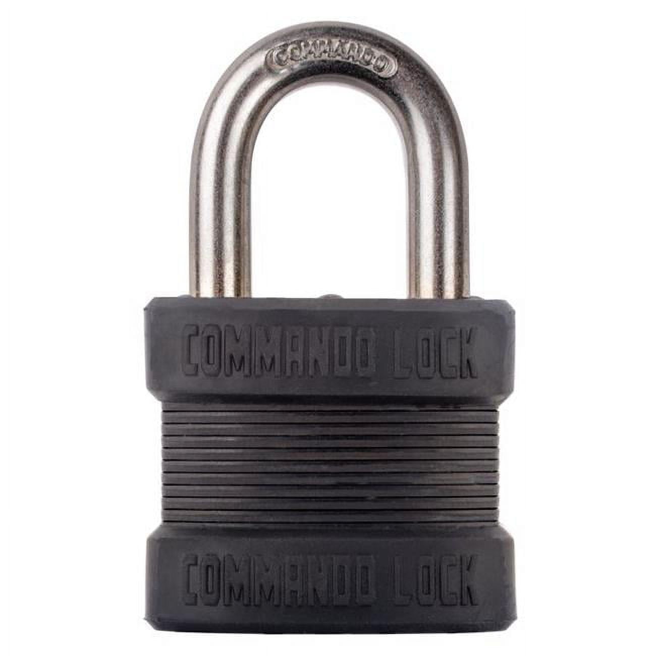 1.75 x 3 x 1 in. Laminated Steel Dual Ball Bearing Locking Padlock
