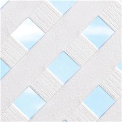 Picture of Master Mark 5165287 48 in. x 8 ft. Grid Axcents White Plastic Privacy Lattice Panel