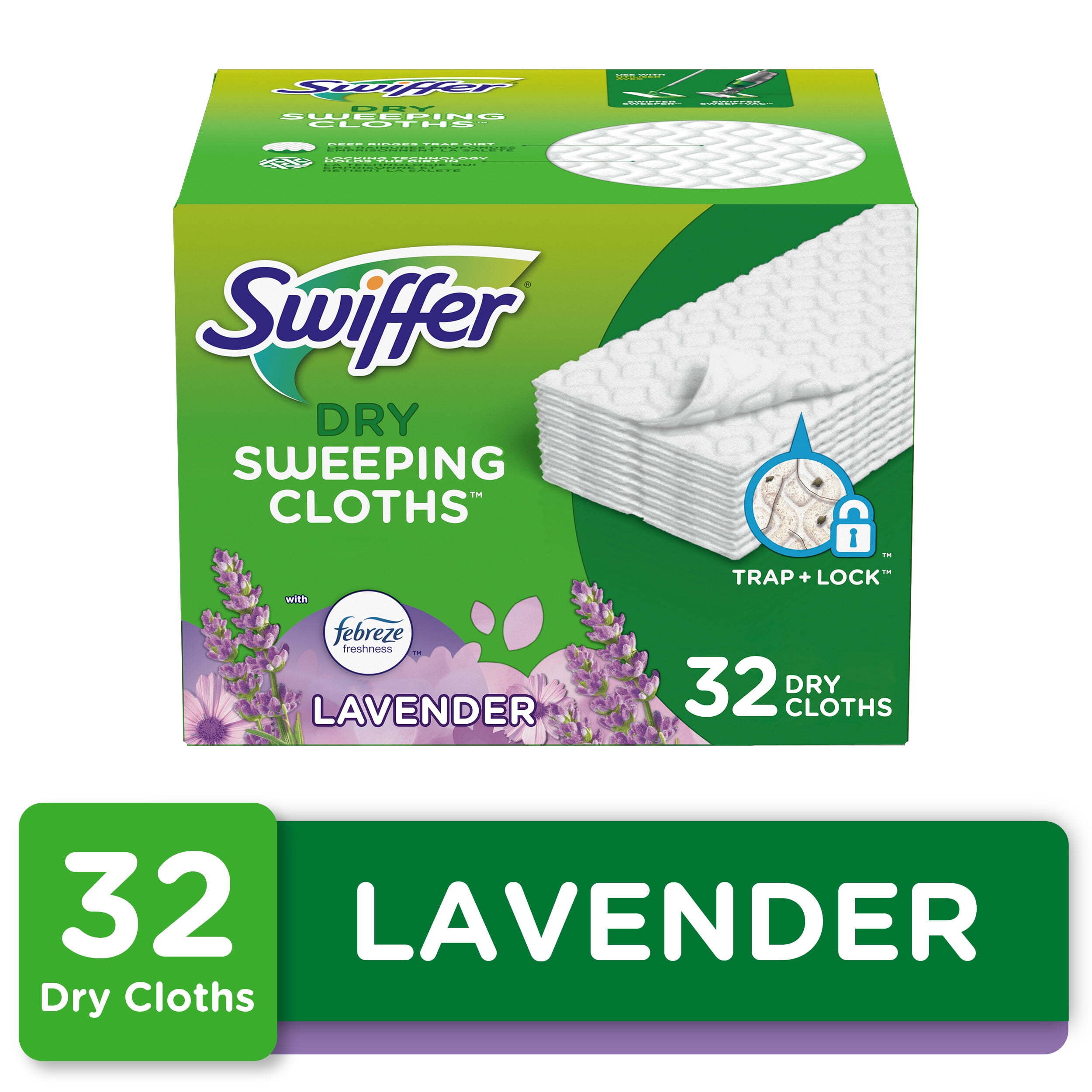 Sweeper Polyester Blend Dry Mop Refill - Pack of 32