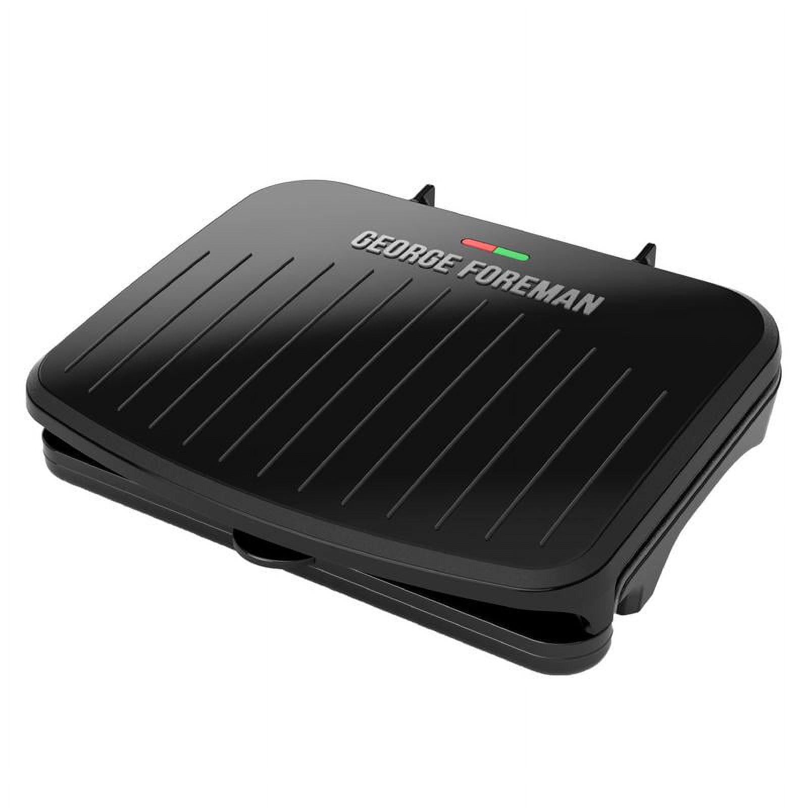 Picture of George Foreman 6046844 75 sq. in. Aluminum Nonstick Surface Grill & Panini Press&#44; Black