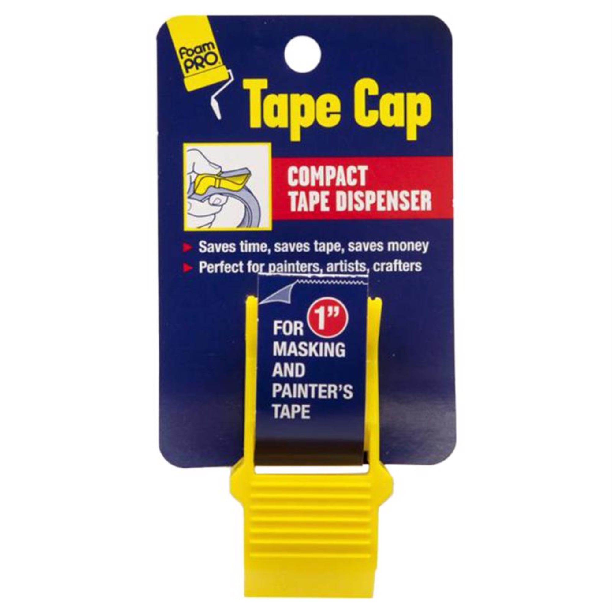 5.25 x 5.25 in. Tape Cutter, Yellow - Pack of 40