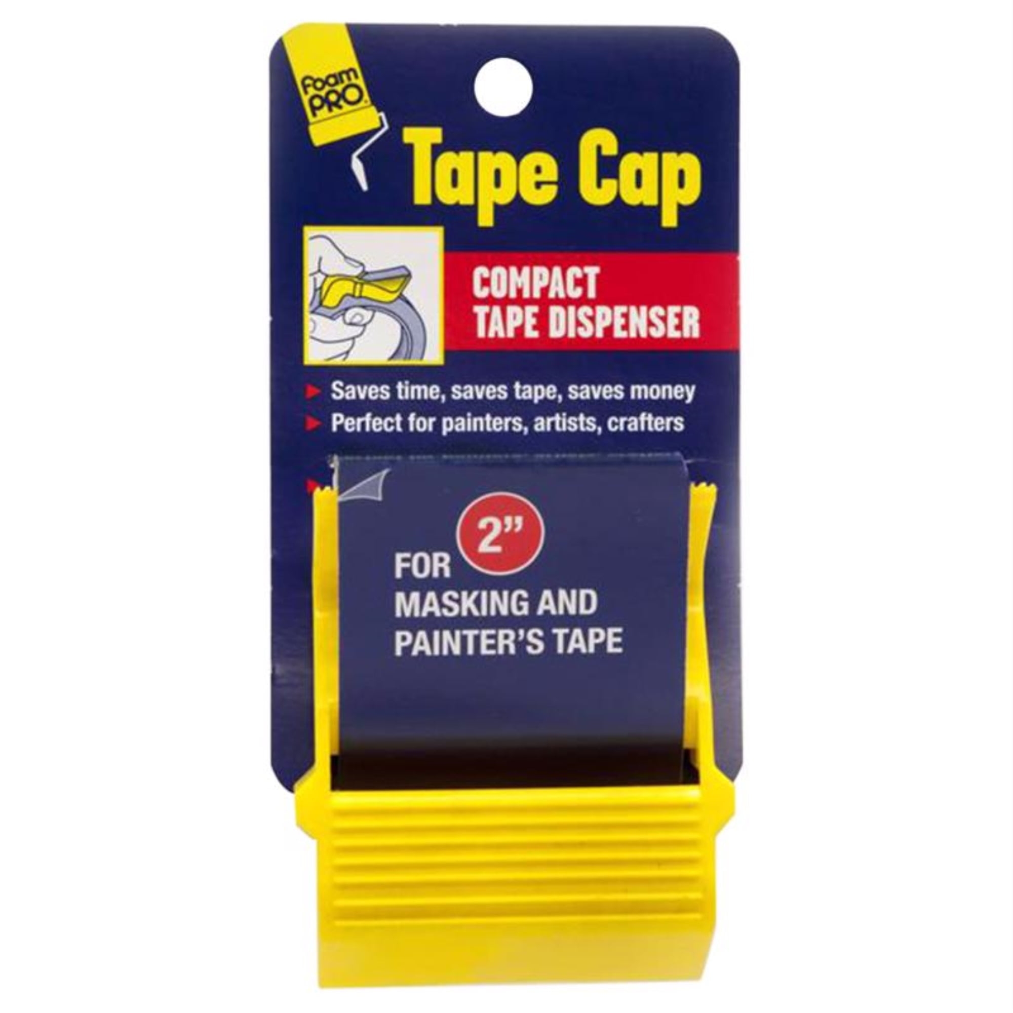 5.25 x 5.25 in. Tape Cutter, Yellow - Pack of 30