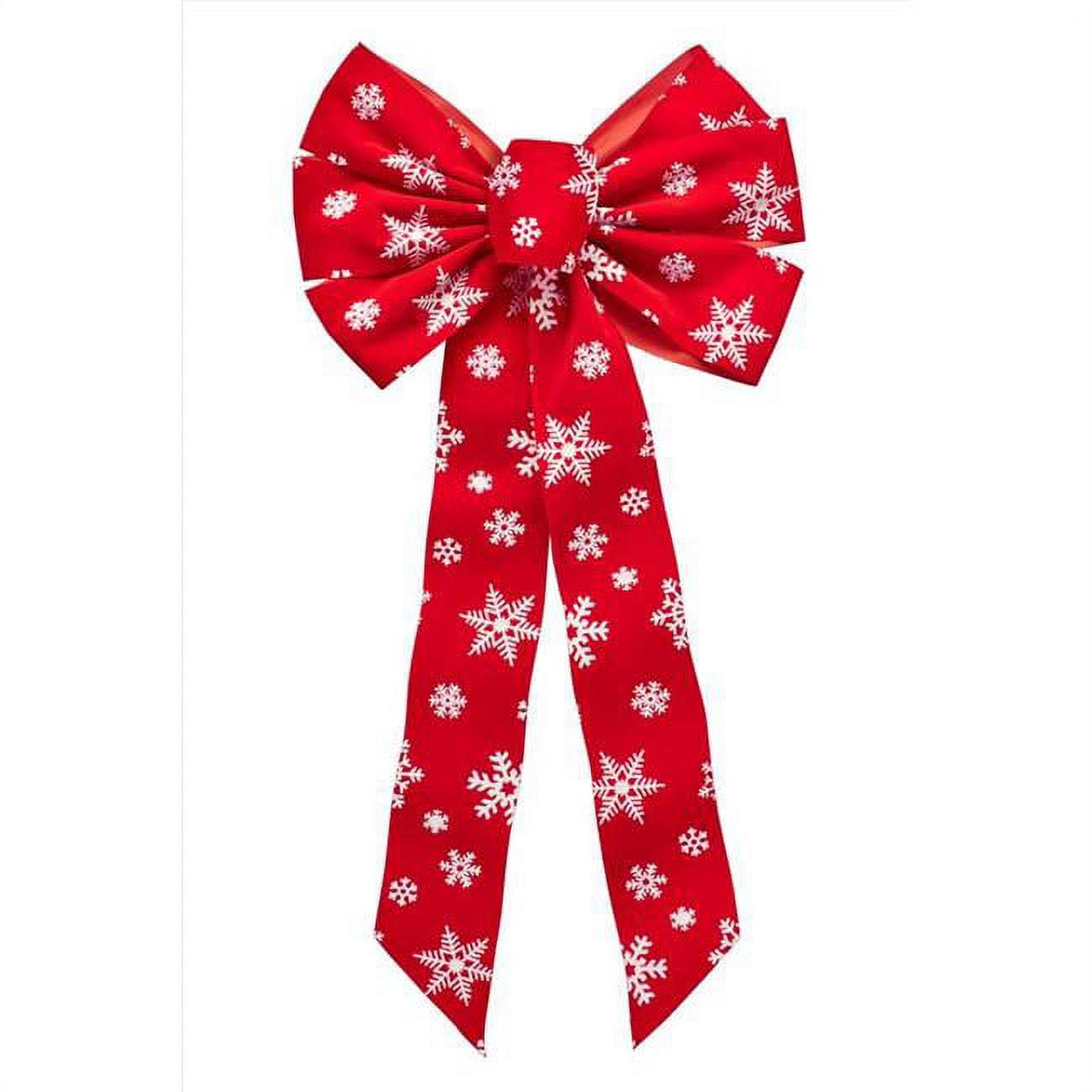 Indoor Christmas Decor, Red & White - Pack of 12