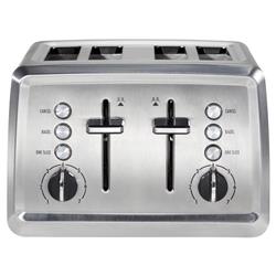 Picture of Hamilton Beach 6046845 7.68 x 11.1 x 11 in. Stainless Steel 4 Slot Toaster&#44; Silver