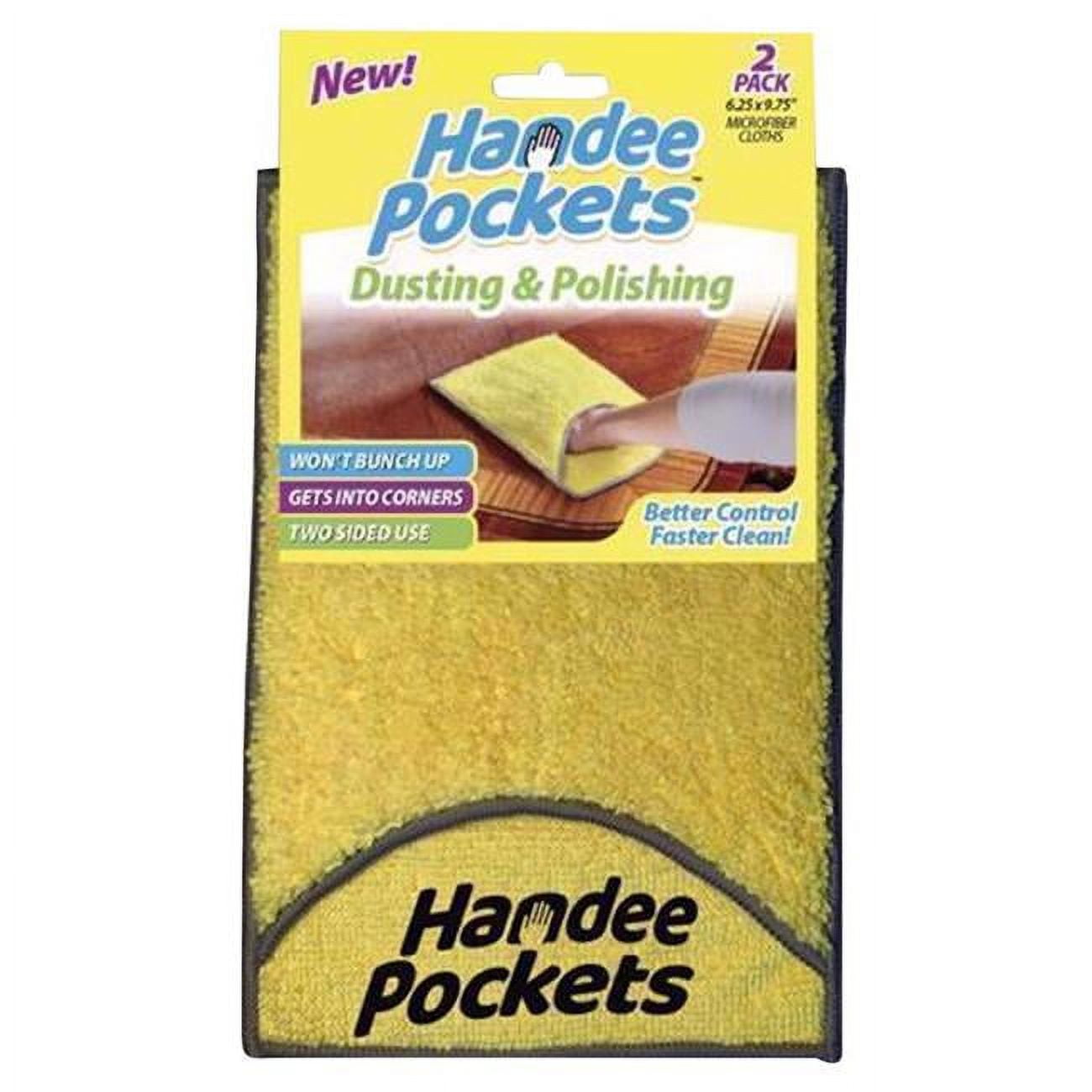 6.25 x 9.75 in. Microfiber Cleaning Cloth, Yellow - 2 per Pack - Pack of 6