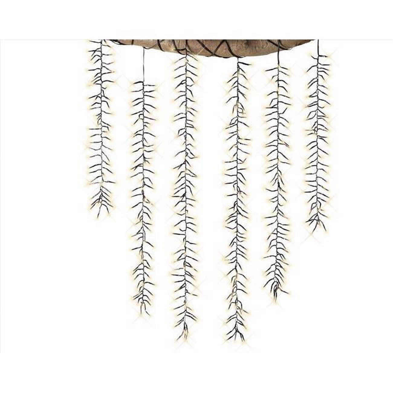 7 ft. Gold LED Rice Clear & Warm White Novelty Christmas Lights - 480 Count