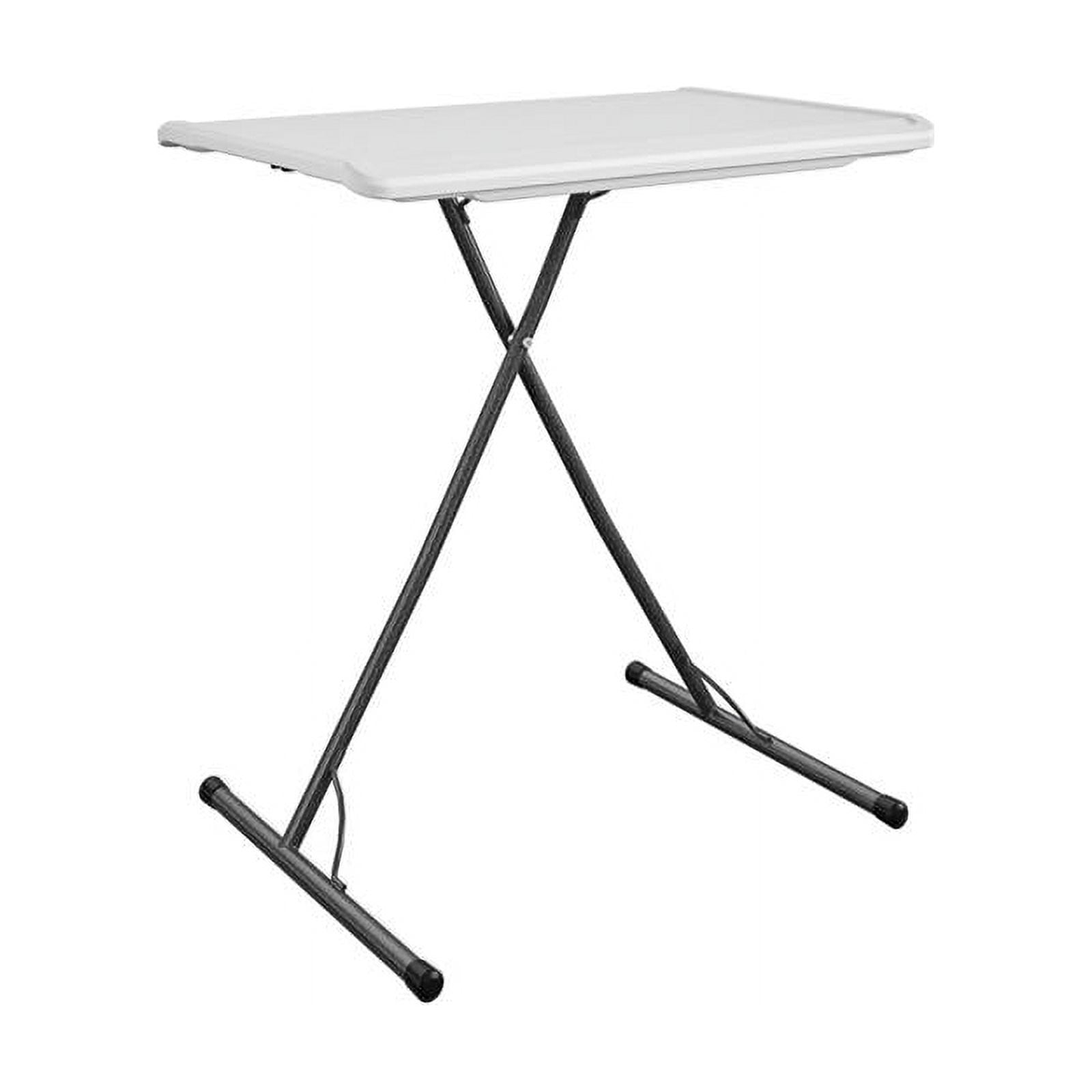 18.03 x 31.26 in. Rectangular Adjustable Height Table, White