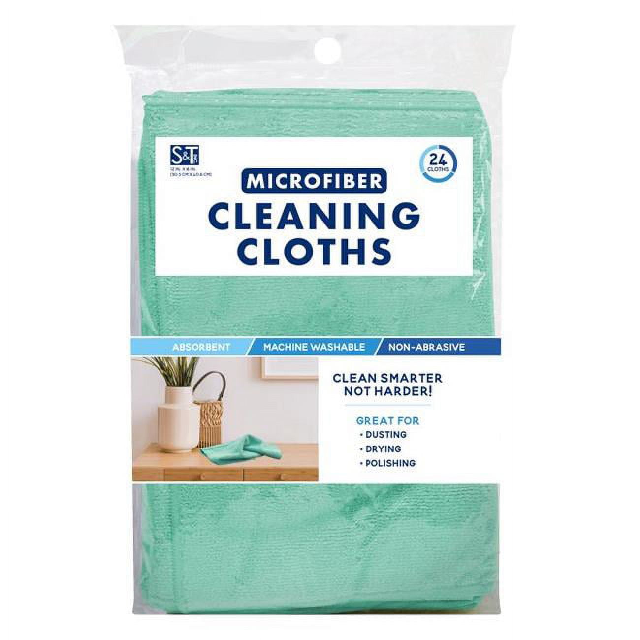 12 x 16 in. Microfiber Cleaning Cloth - Pack of 24